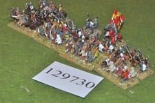 10mm medieval / french - army 70 figs - (129730)