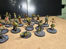 28mm Painted And Based Warlord Games Project Z Zombies x 23 
