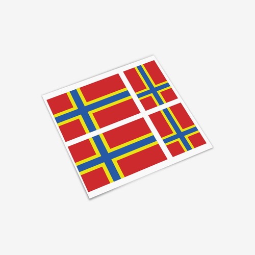 Orkney flag stickers - flag,