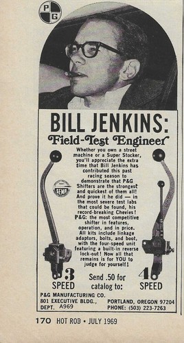 1969 shifters ad - 1969, p&g