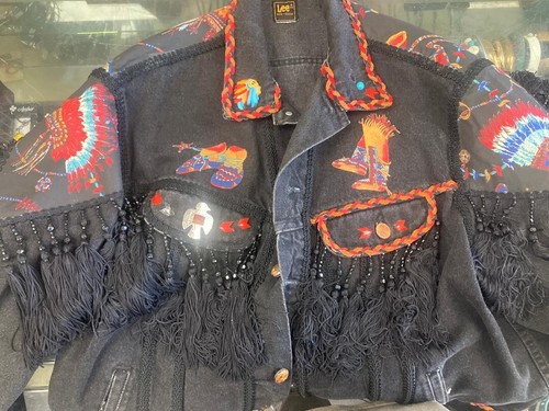 Vtg custom lee denim jacket - vtg,