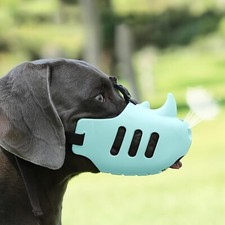Beowanzk Dog Muzzle for Large Dogs size XL Basket soft silicone