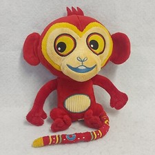 Tinga Tinga Tales Monkey Soft Toy with Sound - Extra Long Tail - Bandai Rare VGC