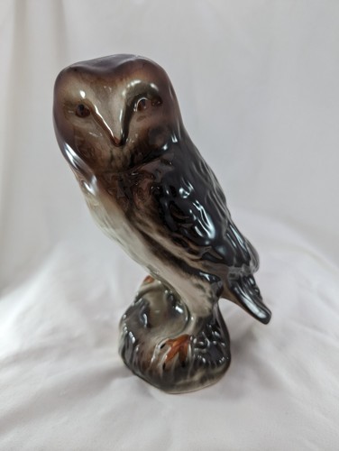 Barn owl large - owl, ceramic