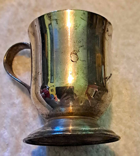 Epns silver plate cup - silver, cup/goblet