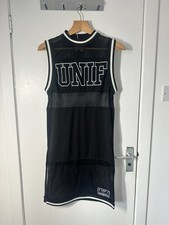 Ladies UNIF mesh BLACK dress XS