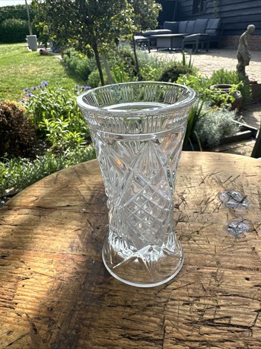 Vintage cut glass crystal - or,
