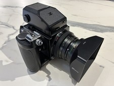 Bronica ETRS 6x4.5 Film Camera, 75mm & 150mm lenses with AEII, WLF and Grip