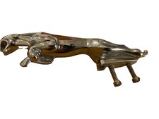 Vintage jaguar leaping cat - leaping,