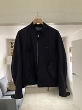 Hackett London Men's LARGE Harrington Jacket Blue/Navy