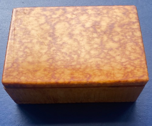 1960 faux alabaster trinket - faux,