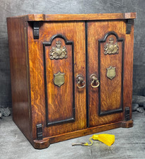 Antique Oak Tabletop Cabinet