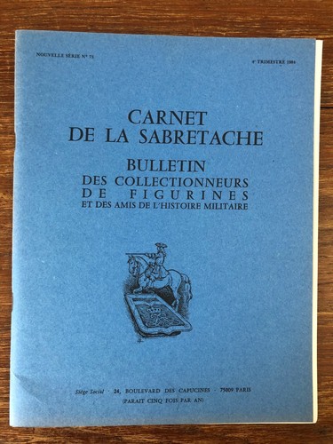 Carnet sabretache 75 - carnet,