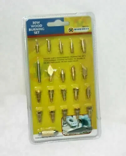 22pc wood burning soldering - wood,