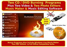 CD / DVD Burning Studio + Photo Video Film Image Edit Editor Editing Software