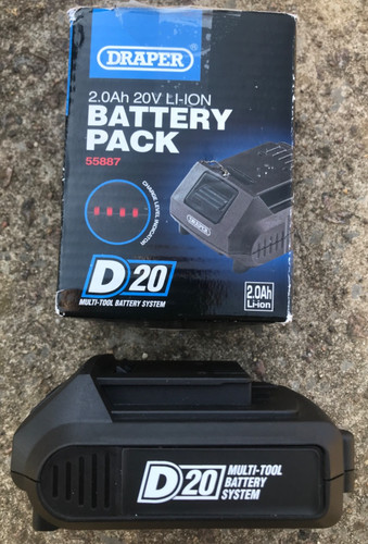 Draper d20 battery 20v - d20,