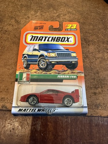 Matchbox ferrari f40 1999 mint - matchbox,
