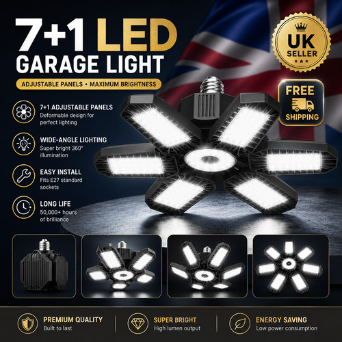Deformable led garage - led,