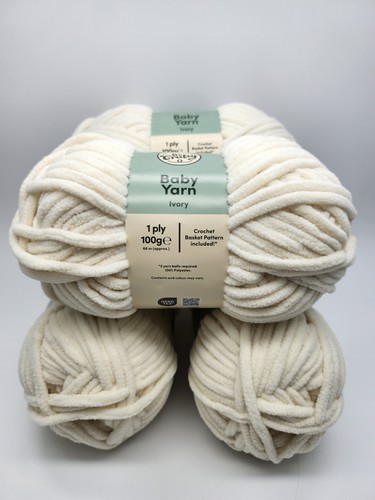 New crafty ivory cream yarn - new,