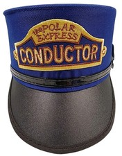 Polar Express Train Kids Conductor Hat Cap - Warner Brothers - Size Youth - UK