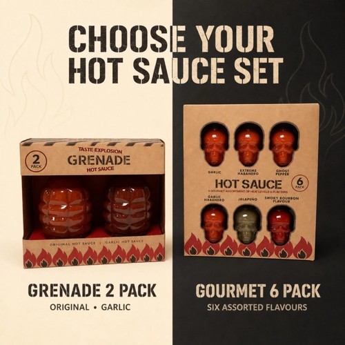 Hot chilli sauce - hot, set