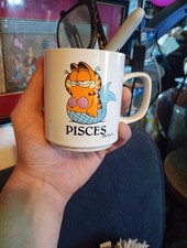 Garfield Pisces Cup Vintage