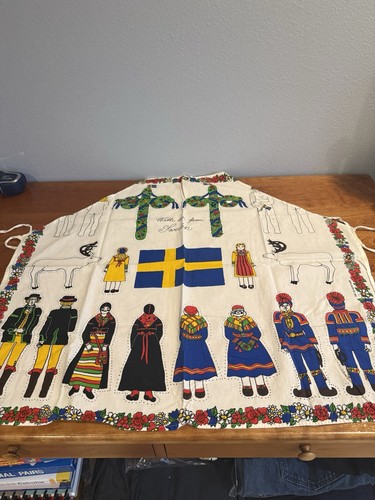 Vintage swedish linen cotton - vintage,