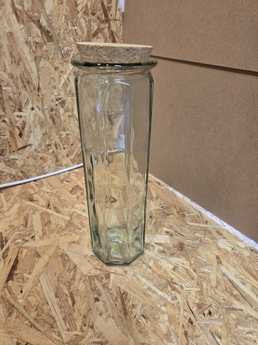 Handmade storage jar tinted - jar,