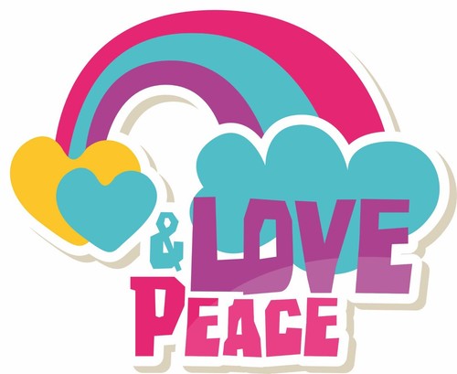 Hippy love peace vinyl - hippy,,