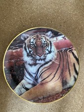 Franklin Mint Heirloom Recommendation Plate. ( The Imperial Tiger ) Limited Edit