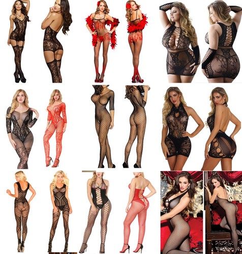 Plus size bodystocking - size,