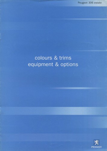 Car brochure peugeot - peugeot, 306
