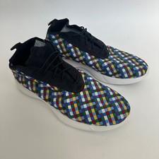 NWOB 2010 Nike Lunar Chukka Woven Blue Multi 398475-400 Size 10.5 Men's