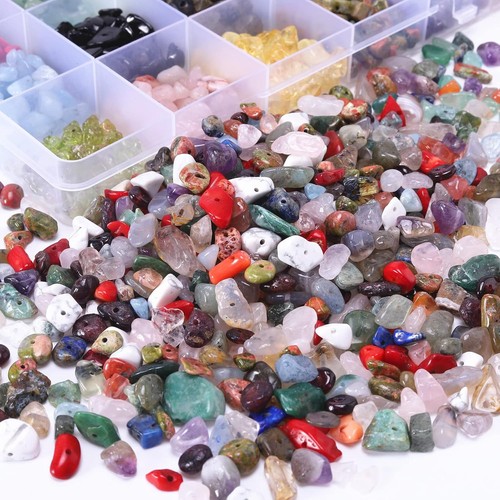 1200pcs gemstone chip beads - gemstone,