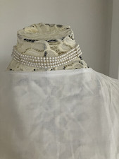 Vintage  Pearl  Choker Necklace Gold Finish