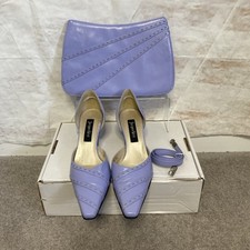 Shoes 5 And Matching Handbag Lilac Purple Jacques Vert Bag