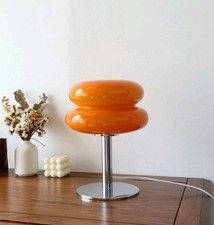 Vintage Retro Orange Glass