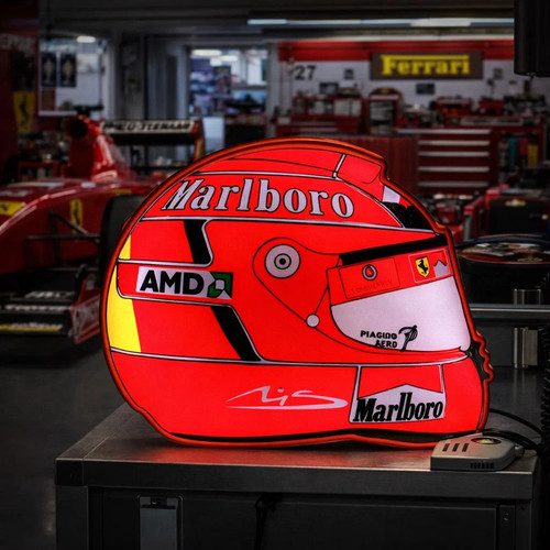Michael schumacher helmet led - helmet,