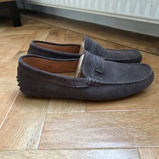 TOD'S Men's Brown Suede