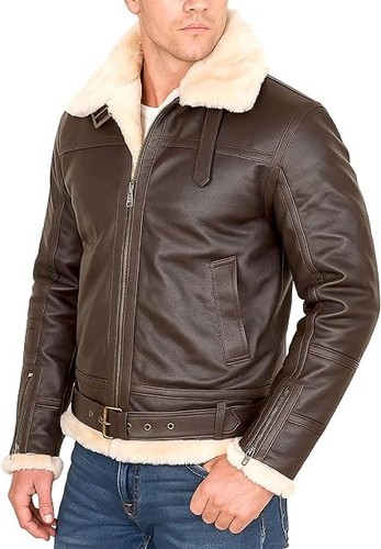 Men shearling aviator - men's,