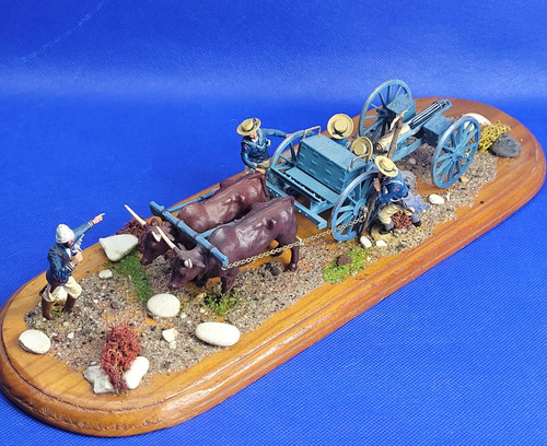 British naval brigade gatling - british,