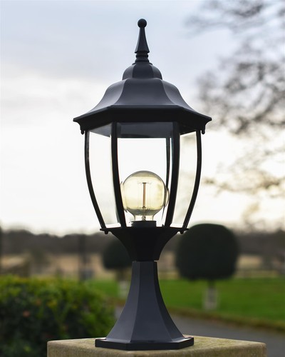 Chloé black pillar light - "chloé",