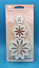 Daisy Flower Cutters For Sugarcraft Fondant And Marzipan Decorations (Set Of 3)