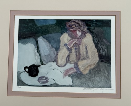 Barbara wood signed print - a.,