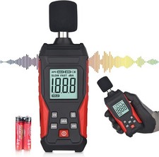 Digital Decibel Meter – Calibrated Sound Level Recorder for Construction & Indus