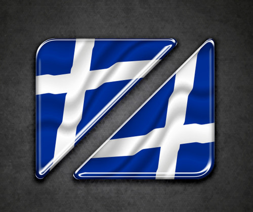 55mm waving scotland flag - 2,