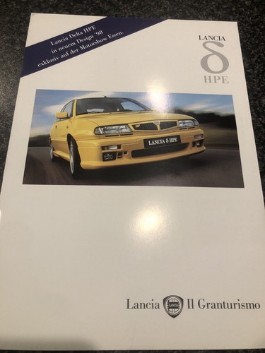 Lancia delta hpe brochure - hpe, 1998