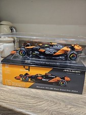 Bburago 1:24 McLaren MCL38 #4 Lando Norris 2024 Miami GP F1 Diecast Model Car