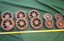 Live Steam Engine Model loco train cast iron wheels billets 4" and 5 1/2" dia