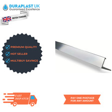 Tile Trims Aluminium L Shape 8mm 10mm 12mm 14mm Chrome Silver Quality